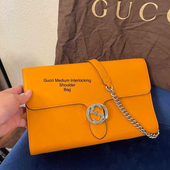 Gucci Handbags - Interlocking shoulder bag